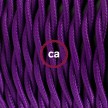 Cableado para lámpara de piso, cable TM14 Rayón Púrpura 3 m. Elige tu el color de la clavija y del interruptor!