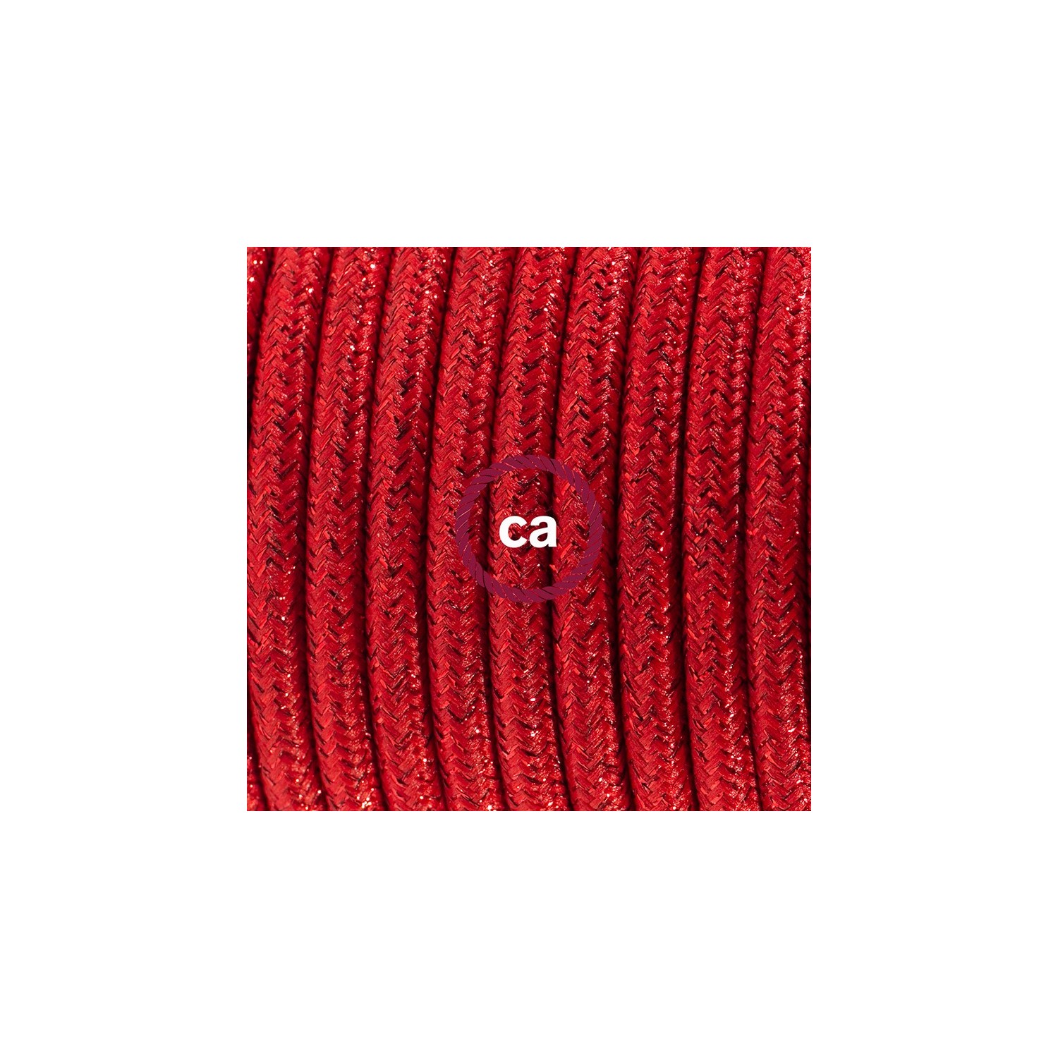 Cableado para lámpara de piso, cable RL09 Rayón Brillante Rojo 3 m. Elige tu el color de la clavija y del interruptor!