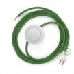 Cableado para lámpara de piso, cable RX08 Algodón Bronte 3 m. Elige tu el color de la clavija y del interruptor!