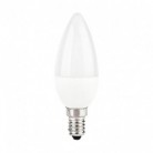 Bombillo blanco LED Vela C37 3000k de 5W para socket E14 luz cálida - LCO019
