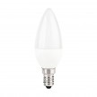 Bombillo blanco LED Vela C37 3000k de 5W para socket E14 luz cálida - LCO019