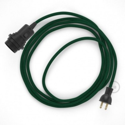 Crea tu Snake para pantalla con cable de Rayón Verde Oscuro RM21, socket y enchufe, y trae la luz donde tu quieras.