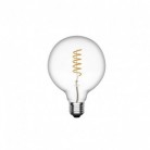 Bombillo Transparente LED G95 ø 9.5cm con filamento Espiral de 4W Decorativa vintage de 2700 luz cálida Dimerizable - LCO049