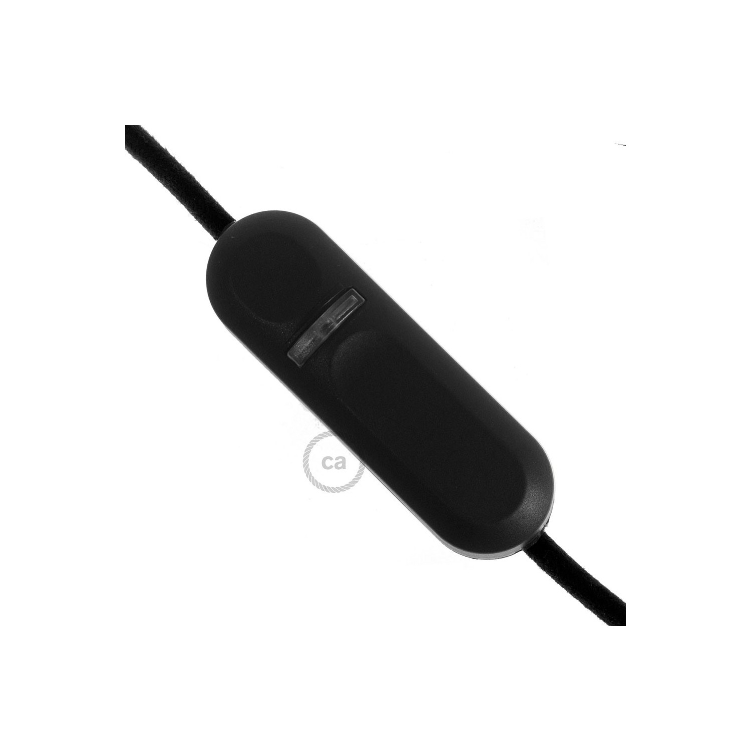 Dimmer negro con interruptor para bombillas LED y tradicionales