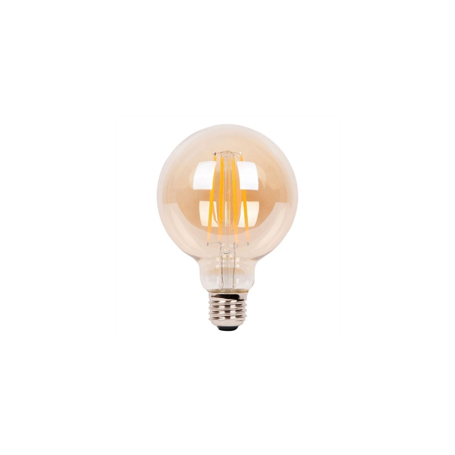 Bombilla dorada LED Globo Pequeño G80 de 4W decorativa vintage 2700ºK Dimerizable - LCO068