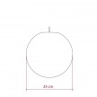 Pantalla Esfera XS de hilo de poliéster, diámetro 25cm - 100% hecho a mano