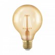 Bombilla dorada LED Globo Pequeño G80 de 4W decorativa vintage 2700ºK Dimerizable - LCO068