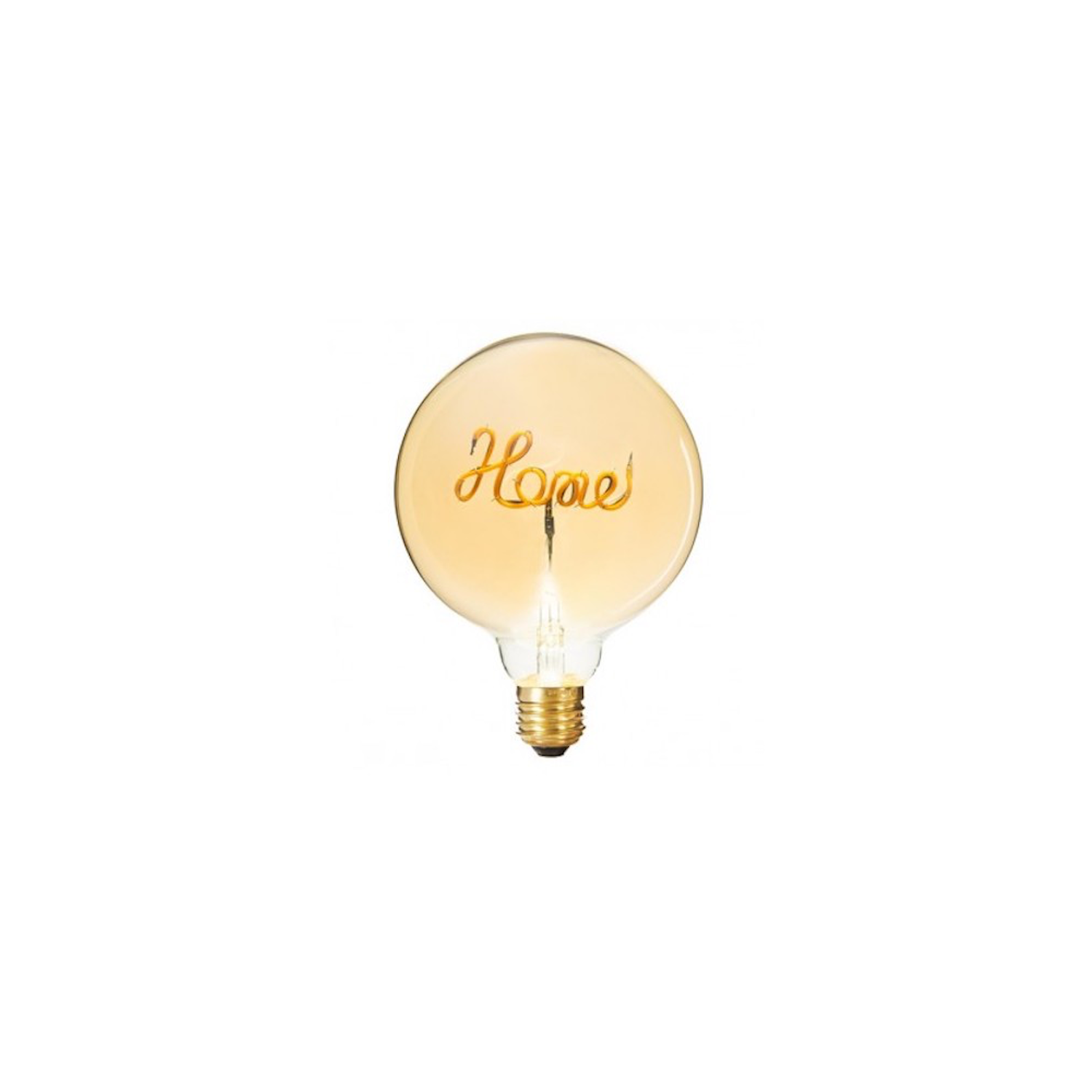 Bombillo LED globo ámbar para lámparas de mesa - G125 Filamento "Home" - LOCHOME