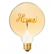 Bombillo LED globo ámbar para lámparas de mesa - G125 Filamento "Home" - LOCHOME