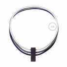 Collar Circles colores: Plata RM02, Gris Oscuro RM26 y Azul Marino RM20.
