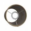 Pantalla de tela Cilindro casquillo E27, diámetro 15cm H18cm - 100% Fabricado en Italia
