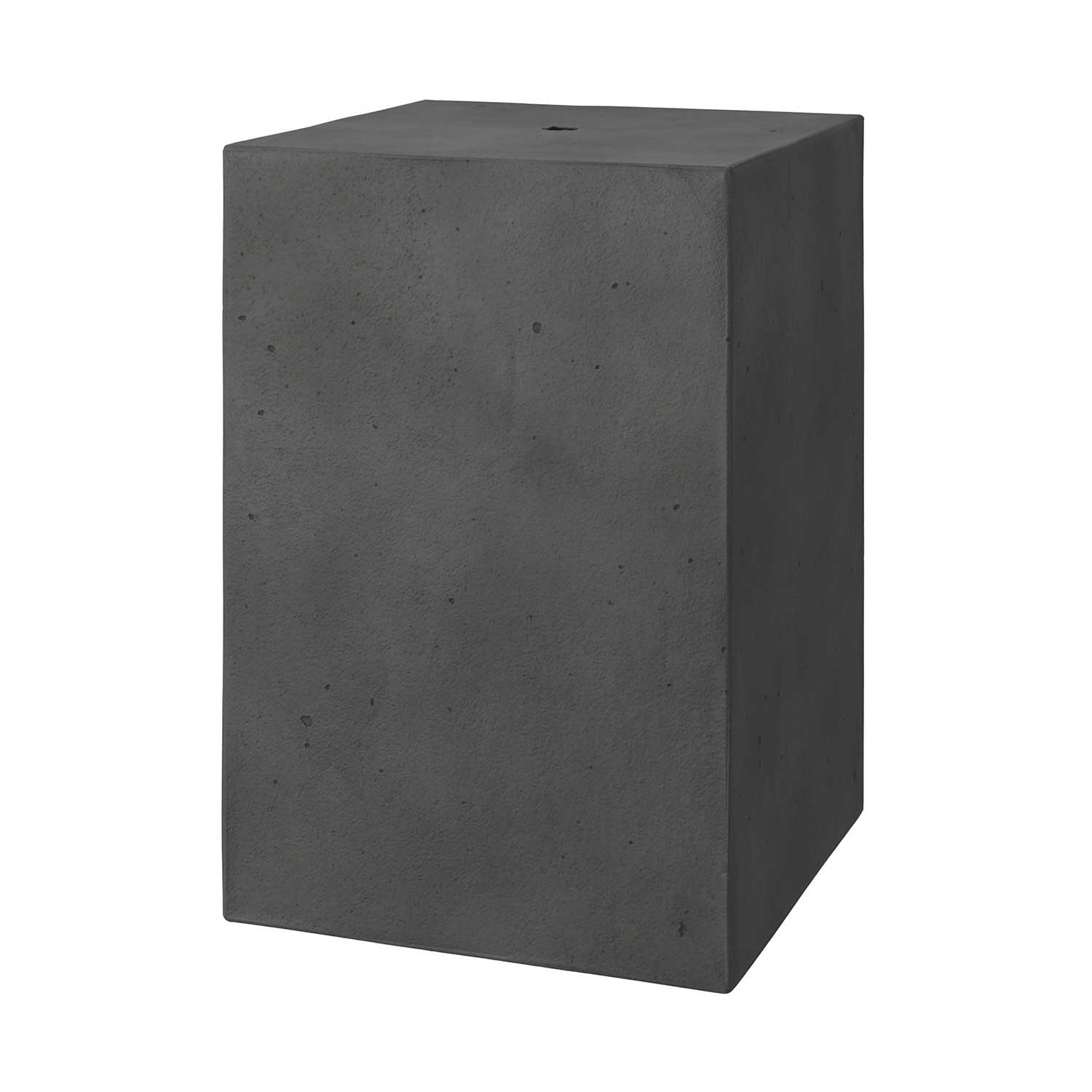 Pantalla de cemento Cubo para lámpara de suspensión, incluye portalámparas E27 y prensaestopa