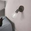 Punto de luz orientable Fermaluce Metal 90º, lámpara de pared o techo
