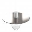 Placa Dibond extragrande "Ellepì" para lámparas colgantes de exterior, diámetro 40cm - Made in Italy