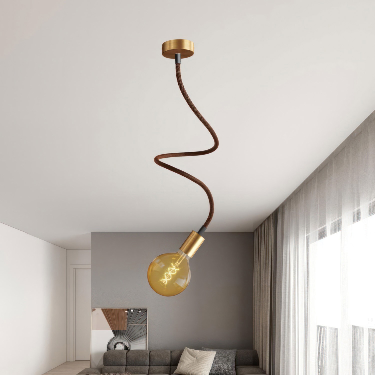 Lámpara "Creative Flex" de 90cm para pared y techo
