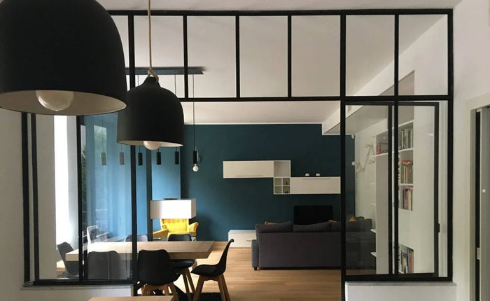 Color ottanio e luci personalizzate protagonisti di un appartamento torinese - Creative Cables