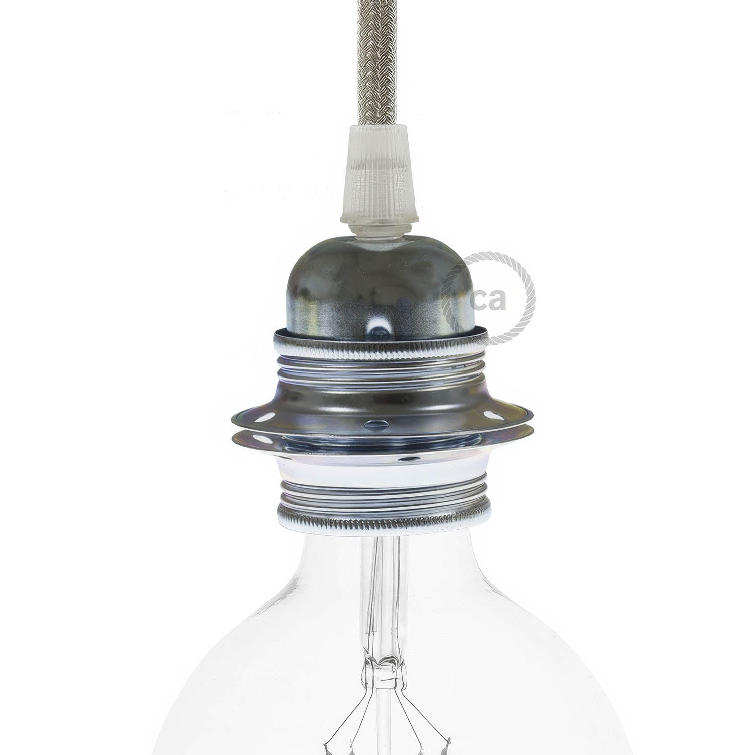 2XL Wooden E26 light bulb socket kit for Rope Cables - Black Default Title