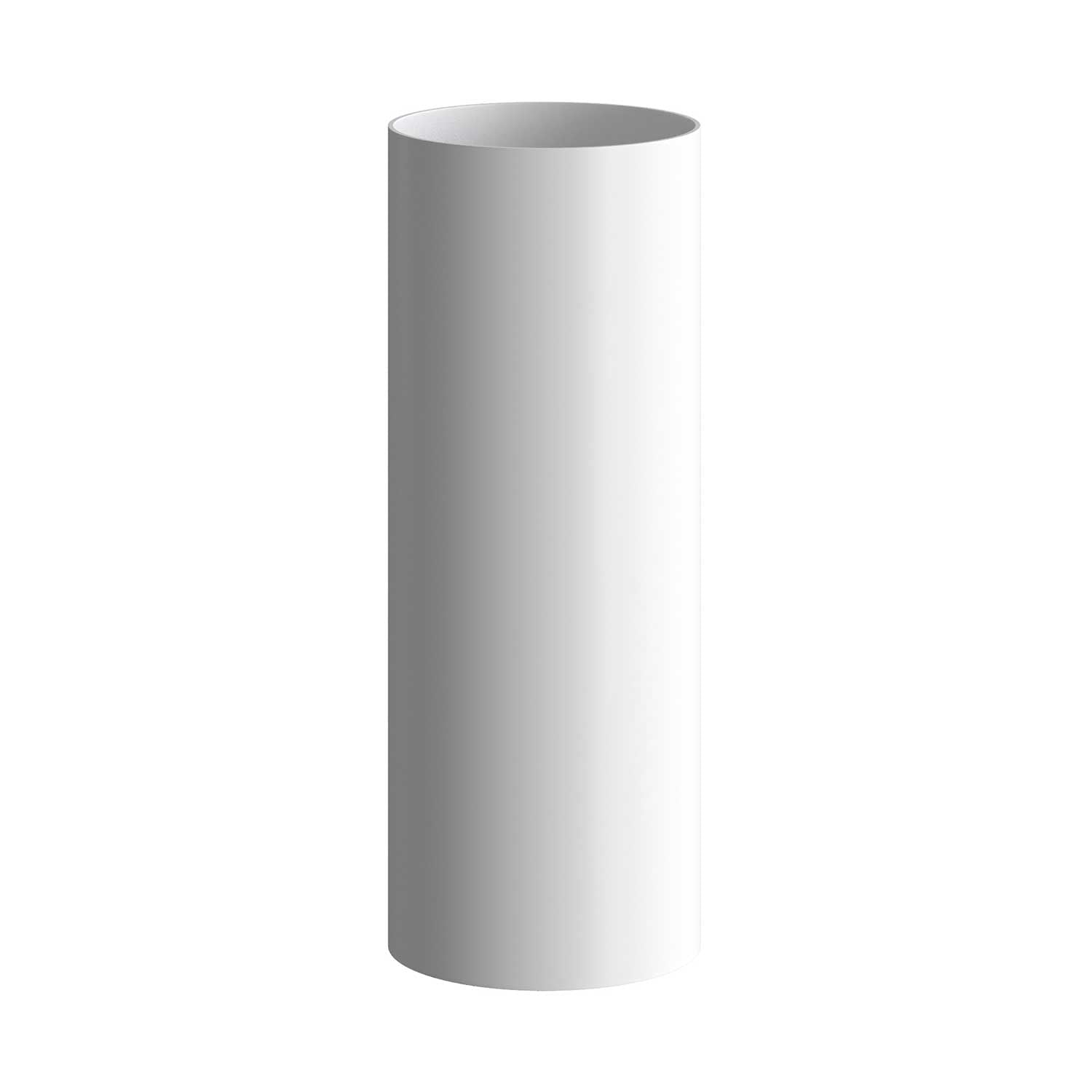Tub-E12, spotlight pipe with E12 double ferrule socket - Matt White