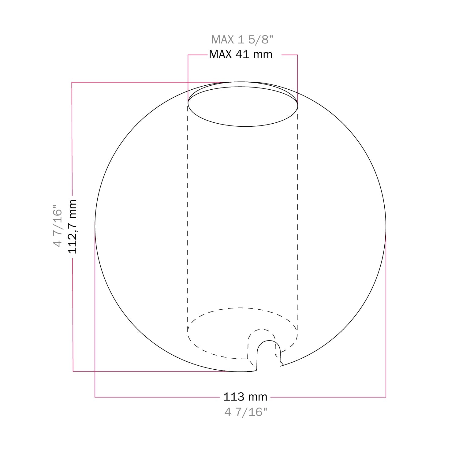 Base lampada in legno - Sfera - Creative Cables