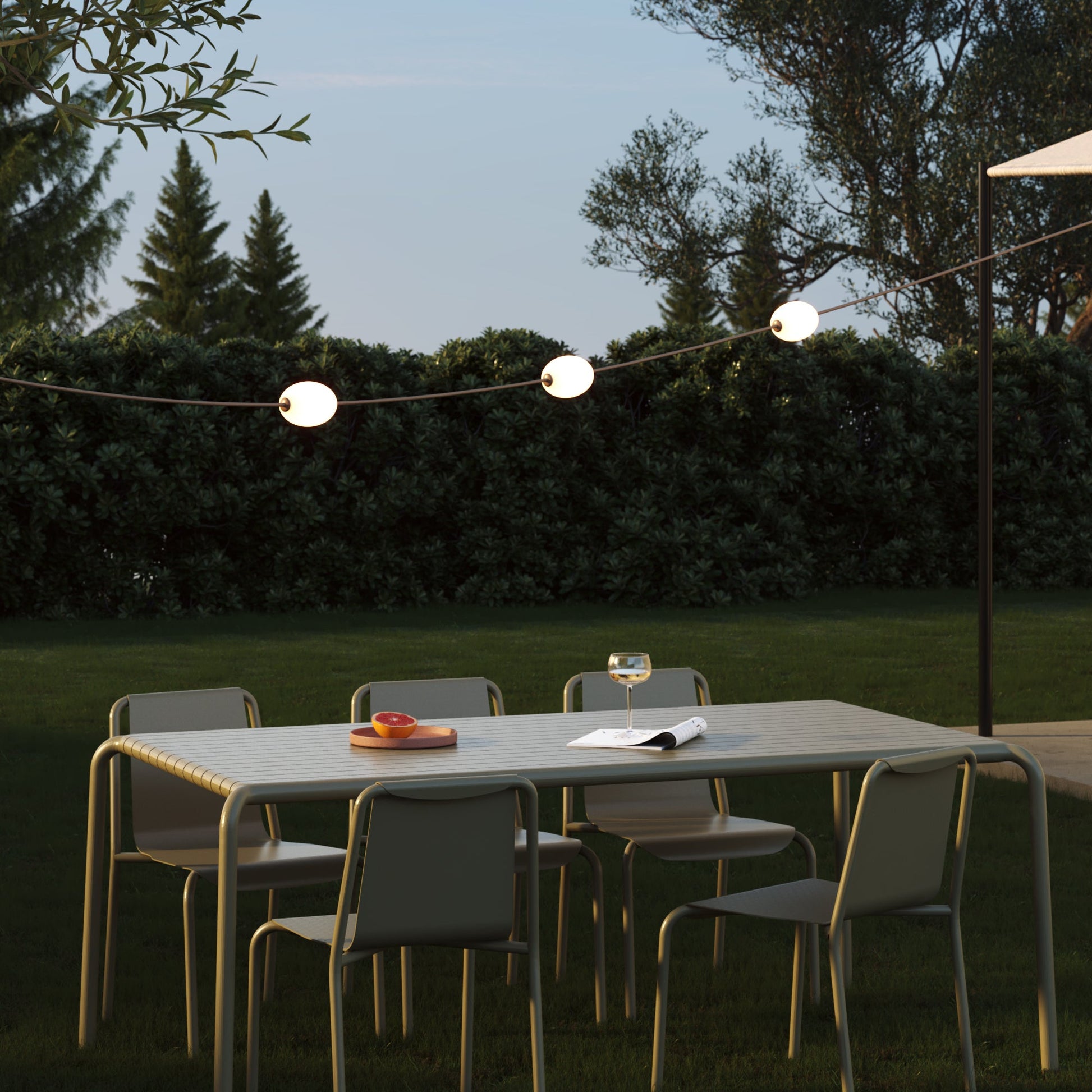 Cavo di connessione tra paralumi 70/140 cm (27 9/16" / 55 1/8") - Marina - Desert brown - Creative Cables