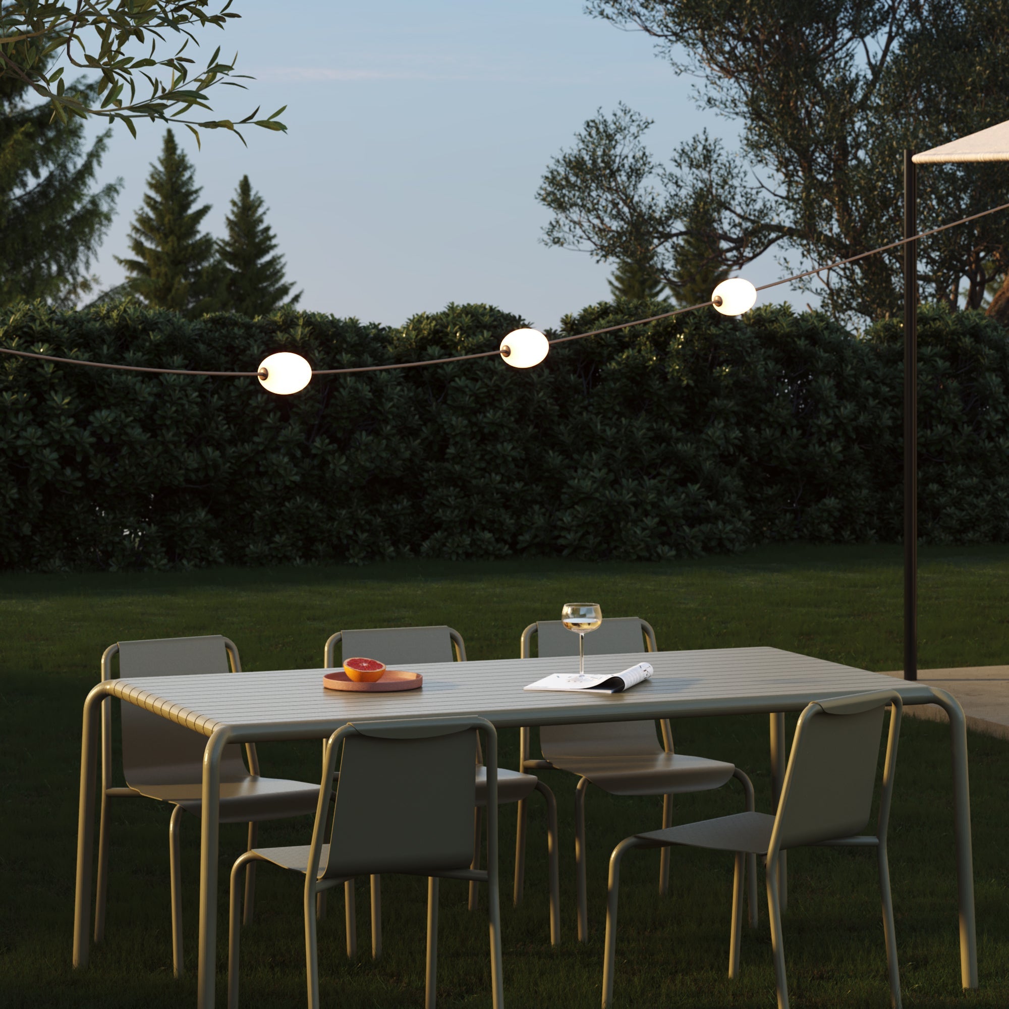 Cavo di connessione tra paralumi 70/140 cm (27 9/16" / 55 1/8") - Marina - Desert brown - Creative Cables