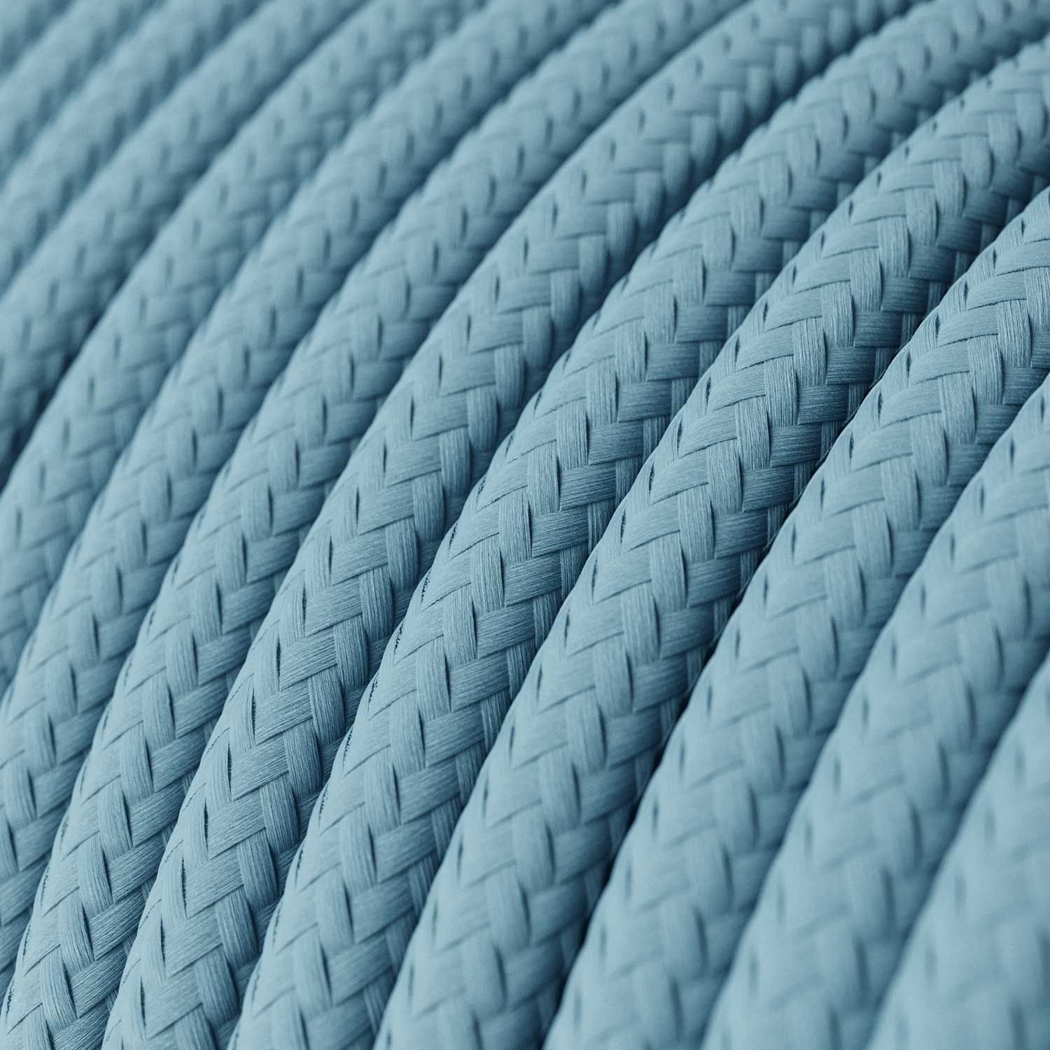 Cloth Covered Wire - Baby Blue Rayon RM17 - UL Listed