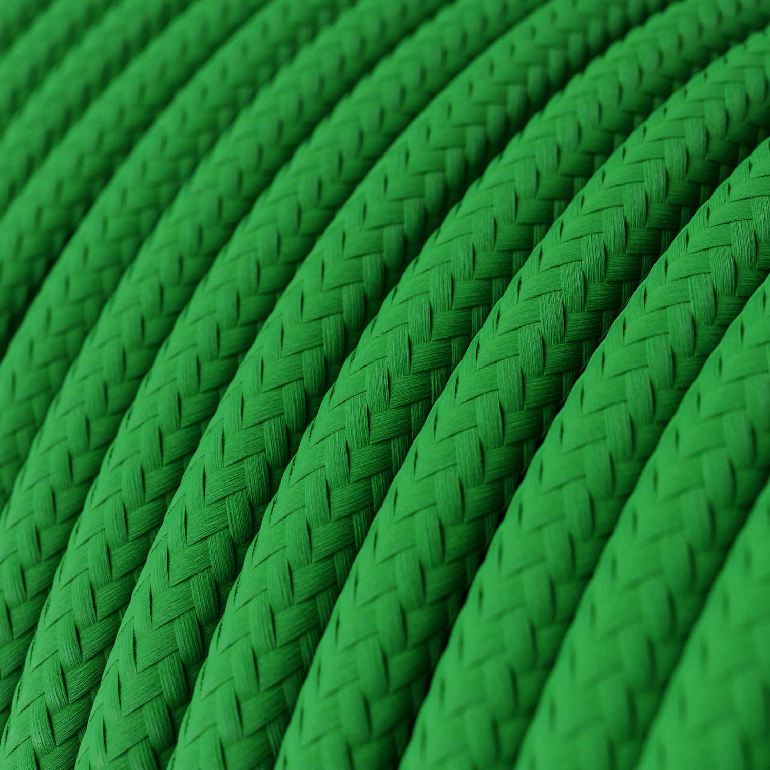Cloth Covered Wire - Green Rayon RM06 - UL Listed