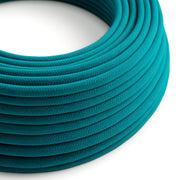 Cloth Covered Wire - Petrol Blue Cotton RC21 - UL Listed