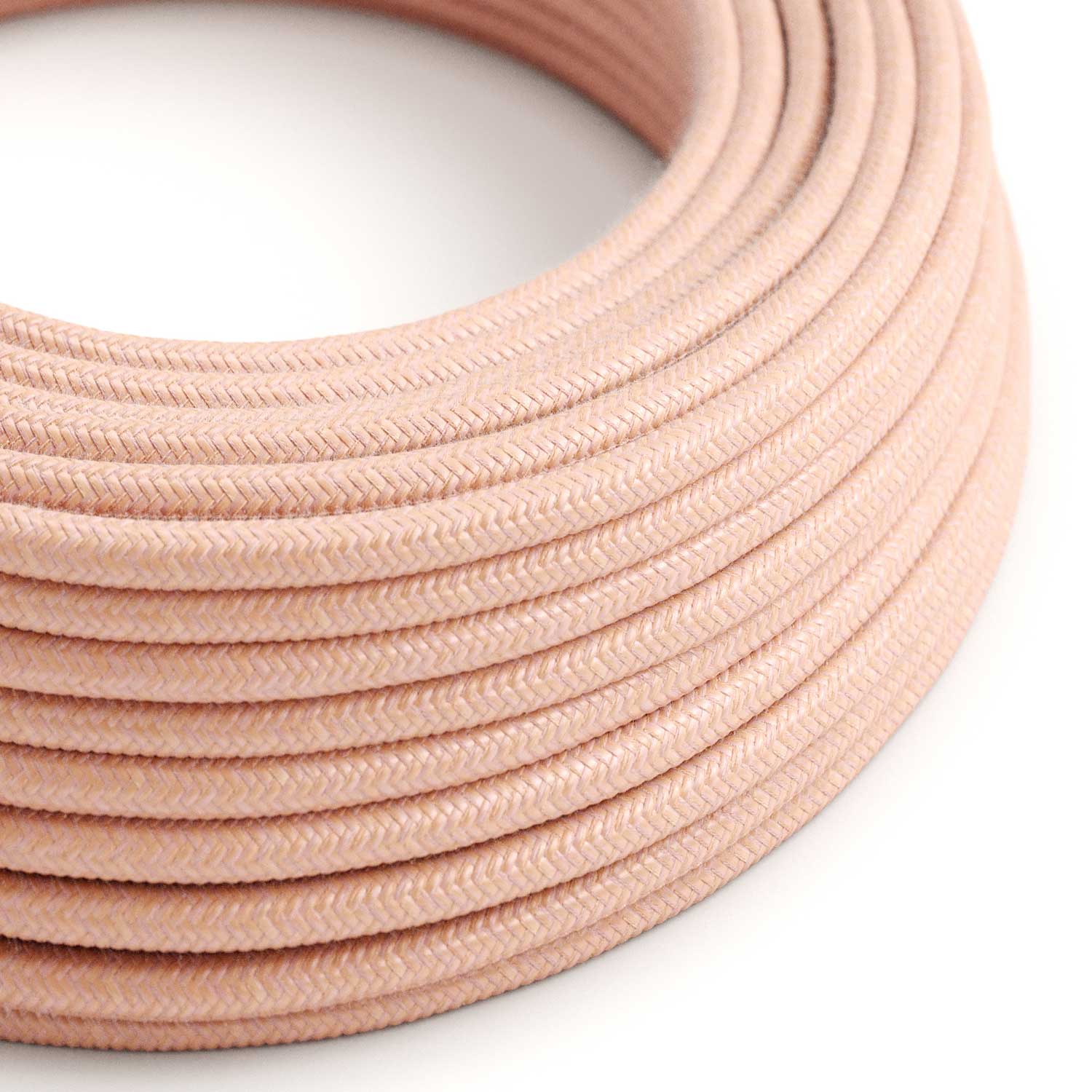 Cloth Covered Wire - Salmon Cotton RX13 - UL Listed