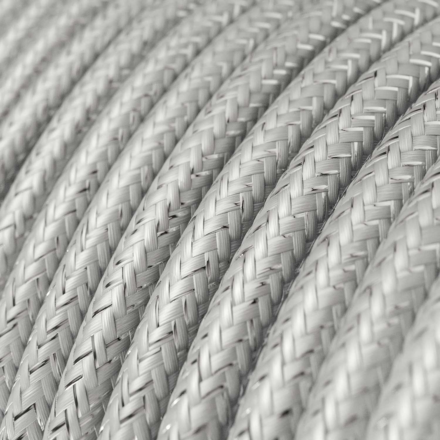 Cloth Covered Wire - Silver Glitter RL02 - UL Listed