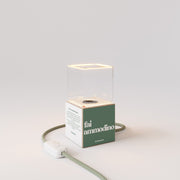 Cubetto table lamp with US plug, "Fai ammodino" Ghost bulb - Tuttapolpa