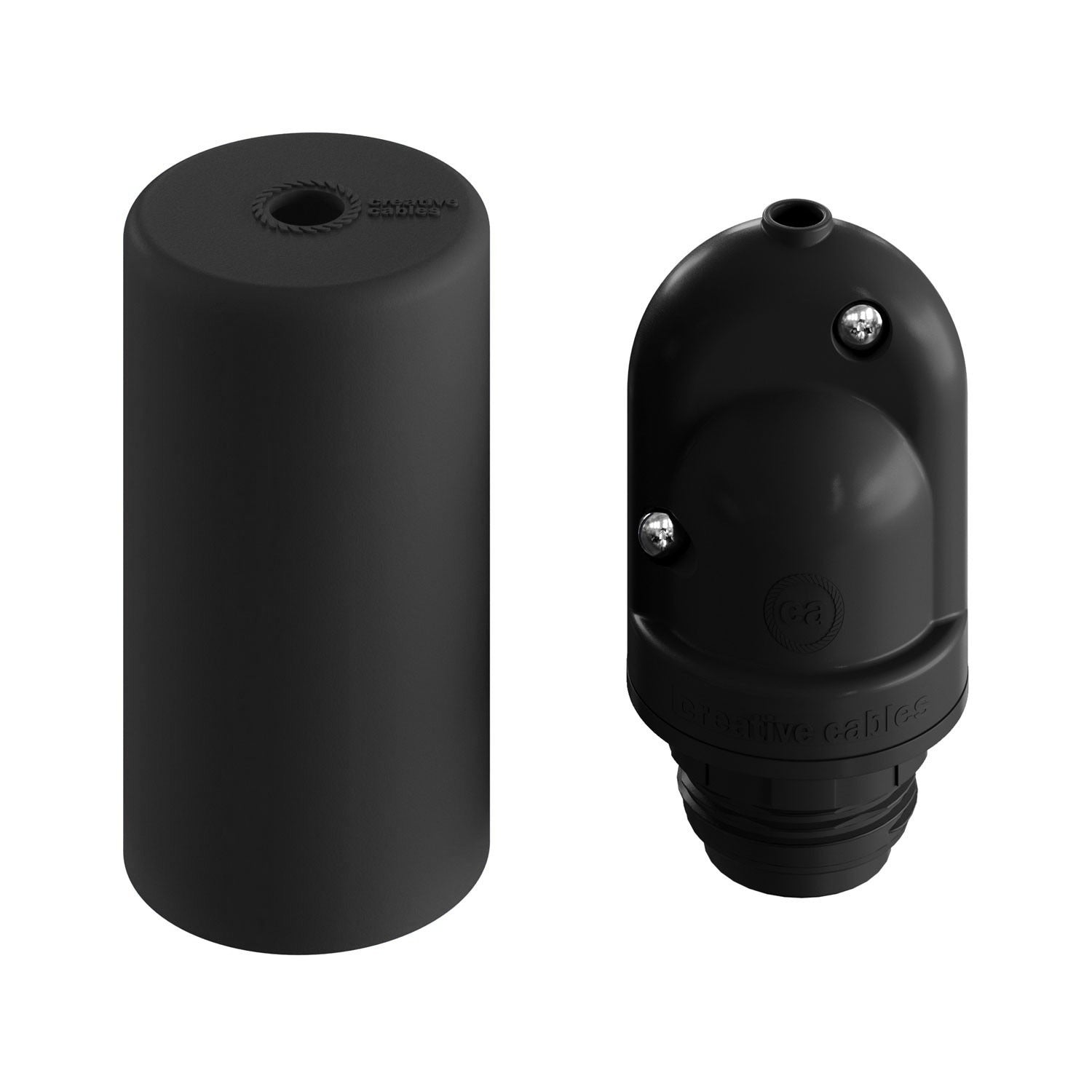 EIVA ELEGANT, E26 silicone socket kit - suitable for wet locations - Black