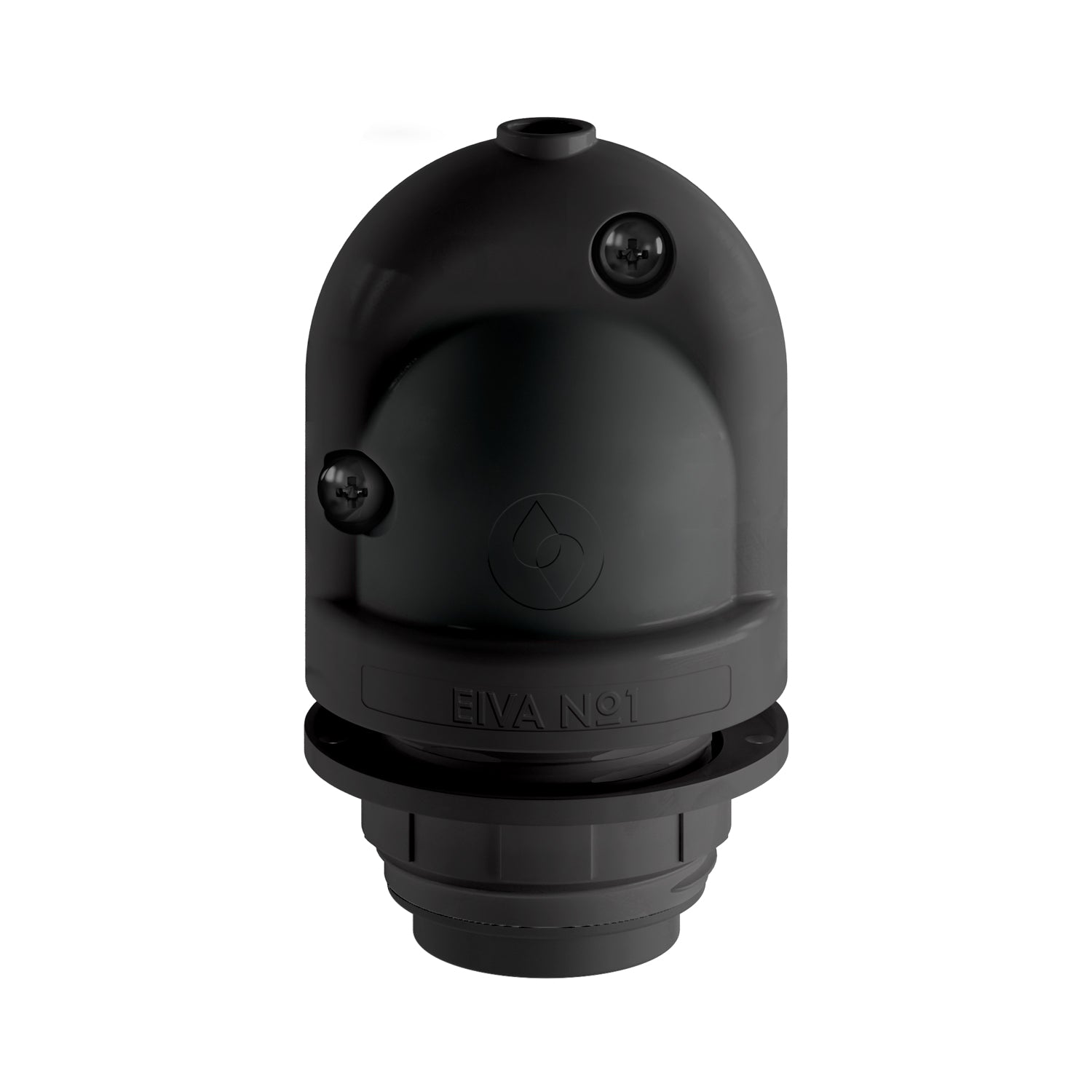 EIVA, the E26 socket suitable for wet locations - Black