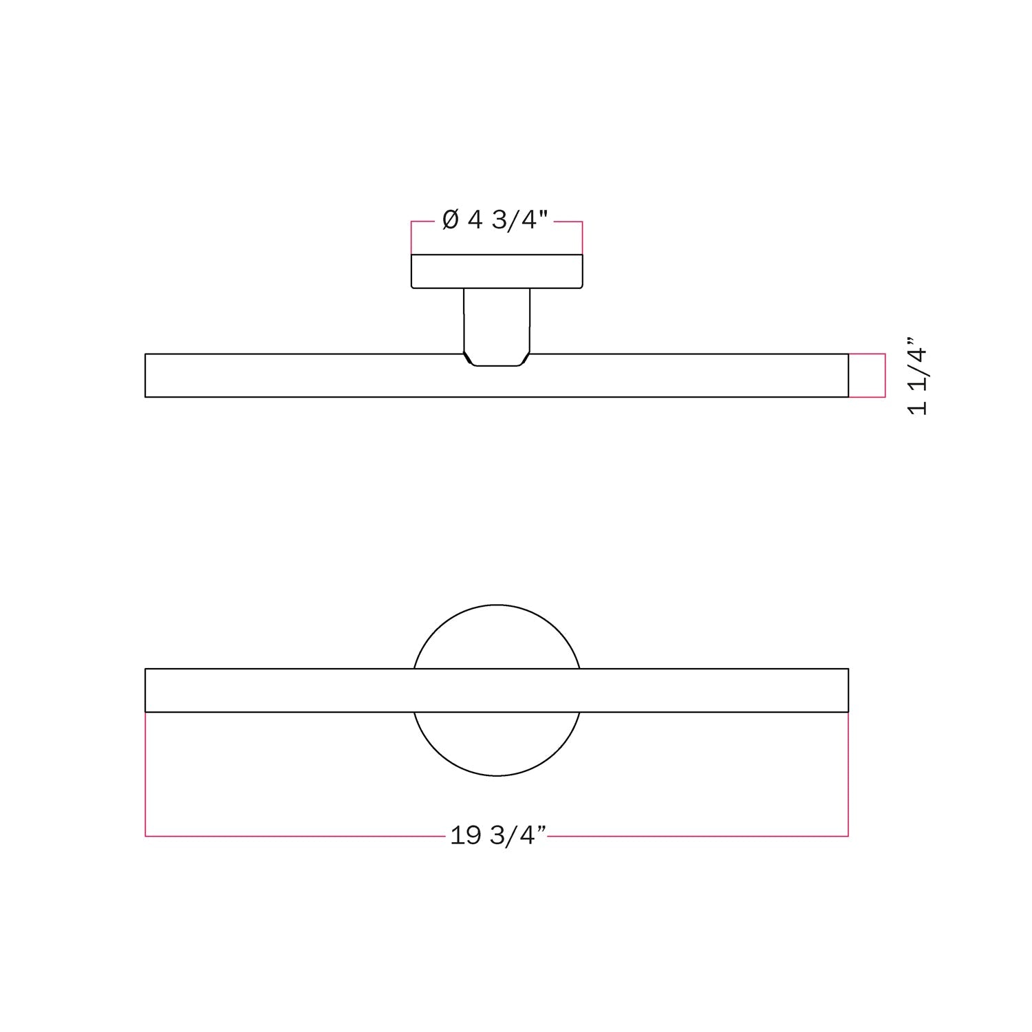Fermaluce Esse14 Wall or Ceiling Mount for S14d LED Light Bulb - White