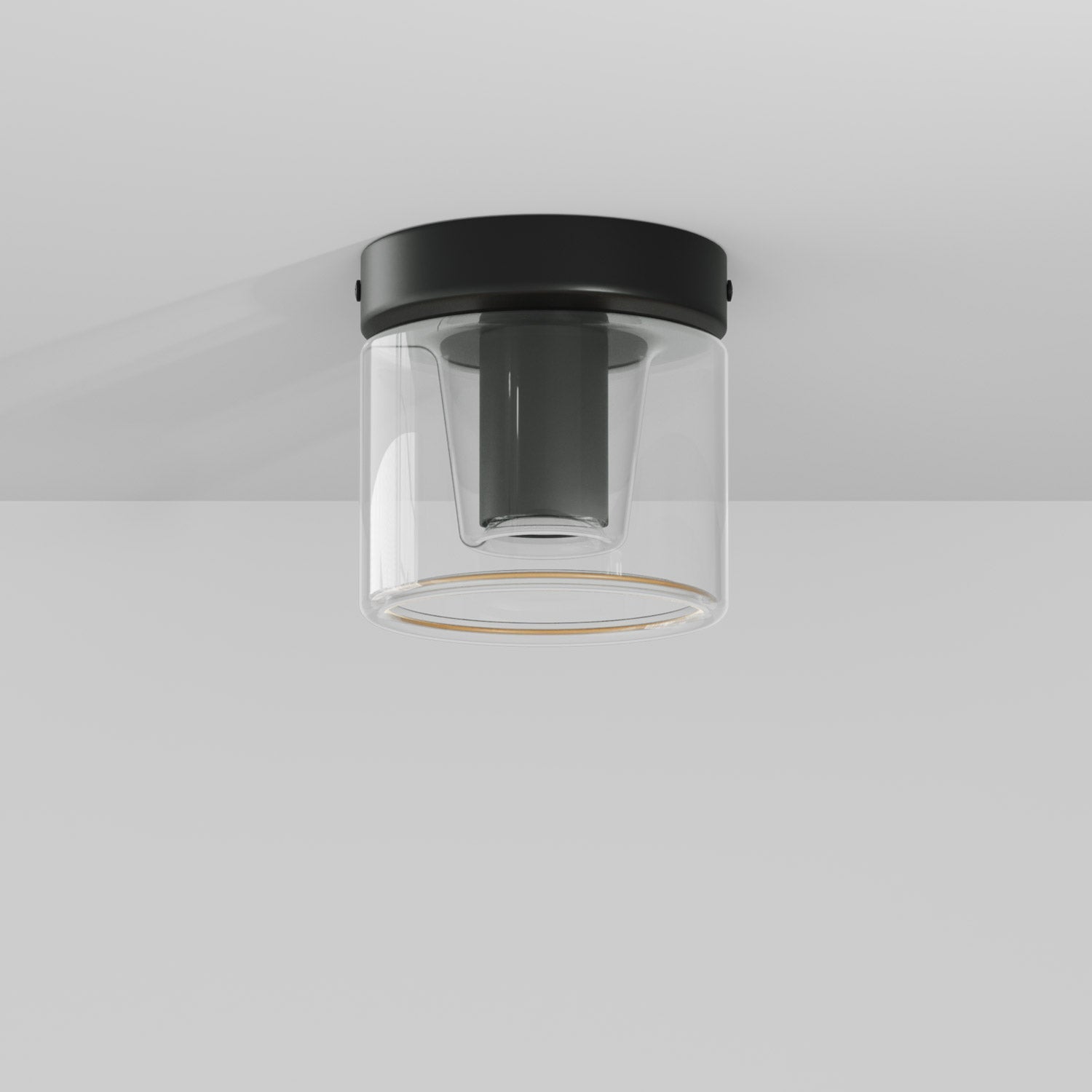 Fermaluce wall lamp Black with G03 bulb