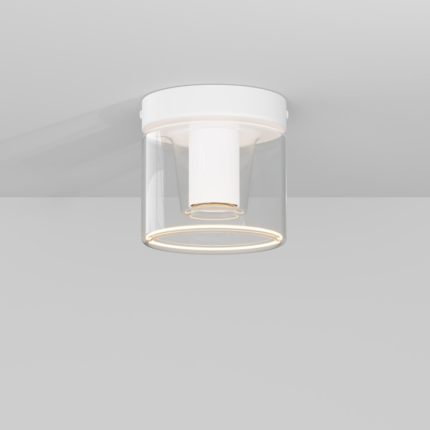 Fermaluce wall lamp Matt white with G03 bulb