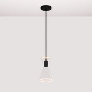 Ghost Double Cone Pendant Lamp - Black - Creative Cables
