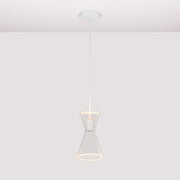 Ghost Double Cone Pendant Lamp - Matte White - Creative Cables