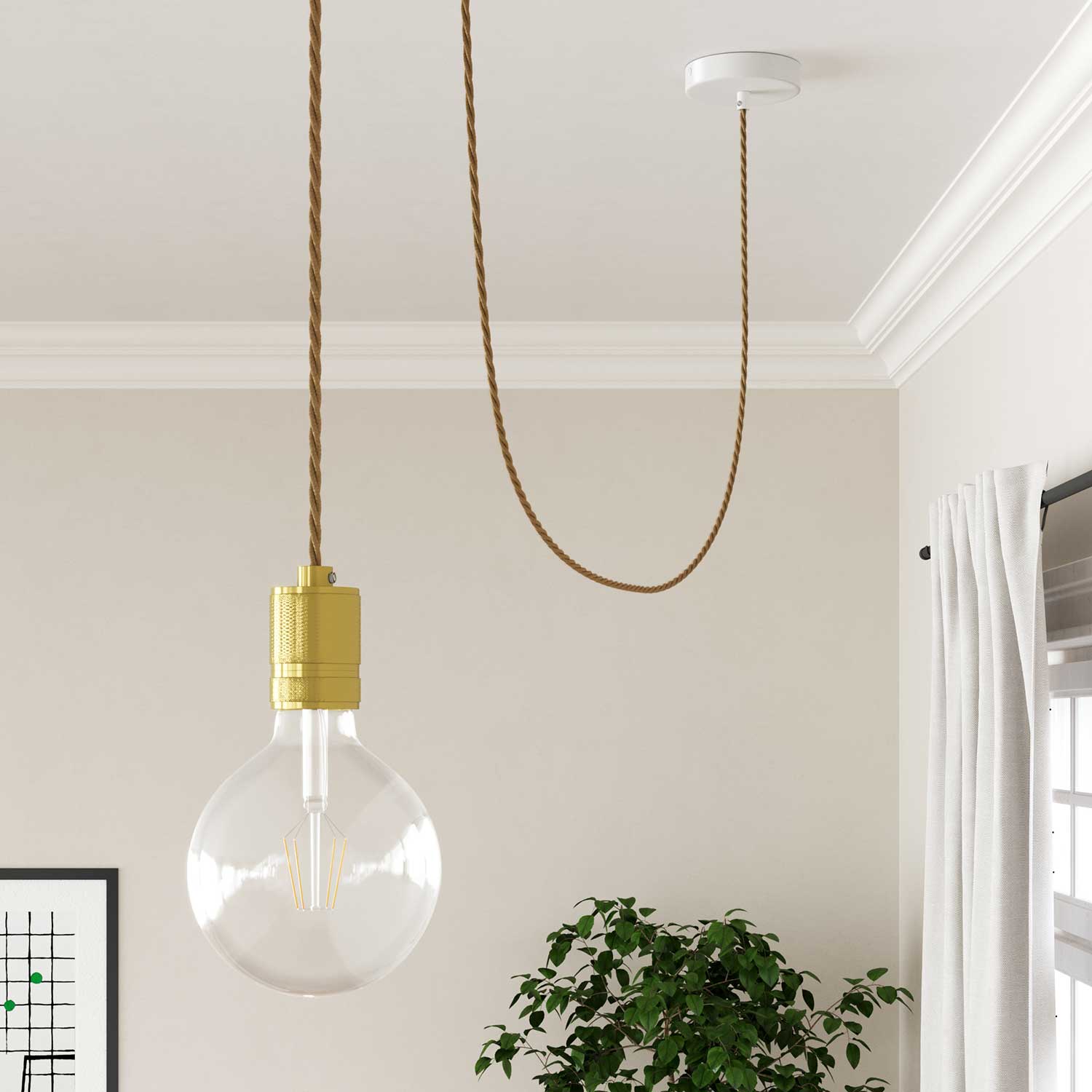 Jute covered Twisted electric cable - TN06