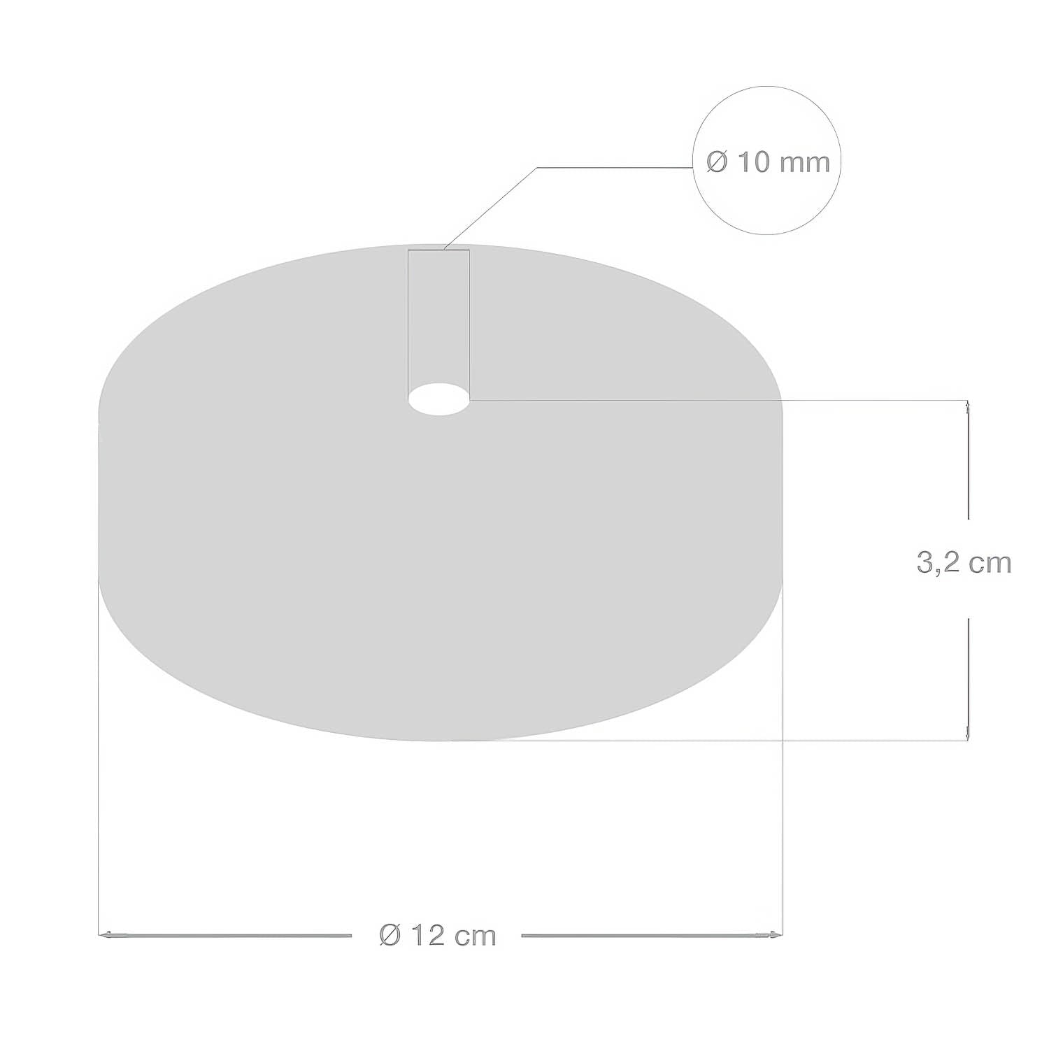 Kit rosone in legno - Nero