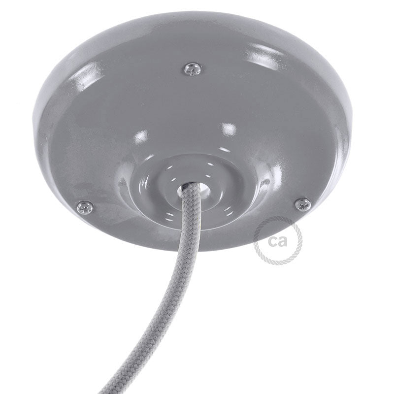 Kit rosone in porcellana - Grigio