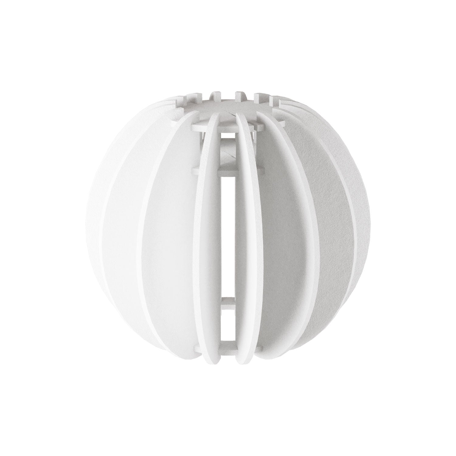 LAMPSHHADE - Pendant Lamp with Elliptical Shade - White melange