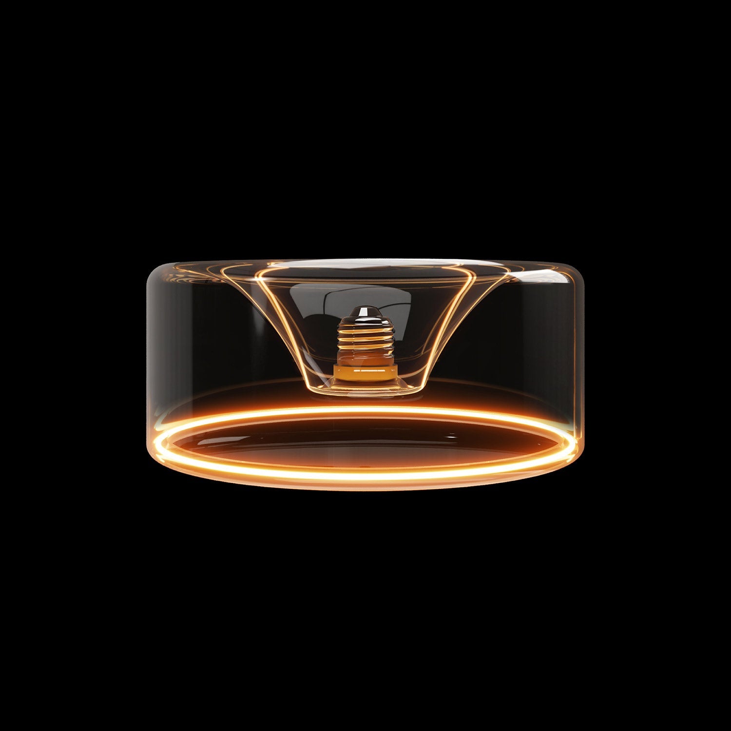 LED Clear Light Bulb Ghost Line CRI 90 Recessed Donut 5,5W 480Lm E26 120V 2200K Dimmable - G02