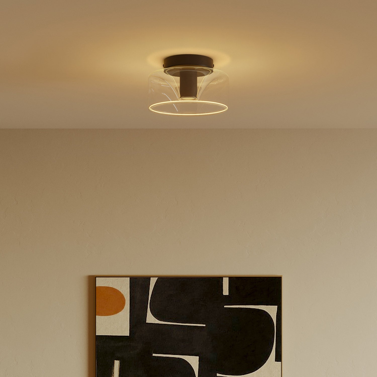 LED Clear Light Bulb Ghost Line CRI 90 Recessed Donut 5,5W 480Lm E26 120V 2200K Dimmable - G02