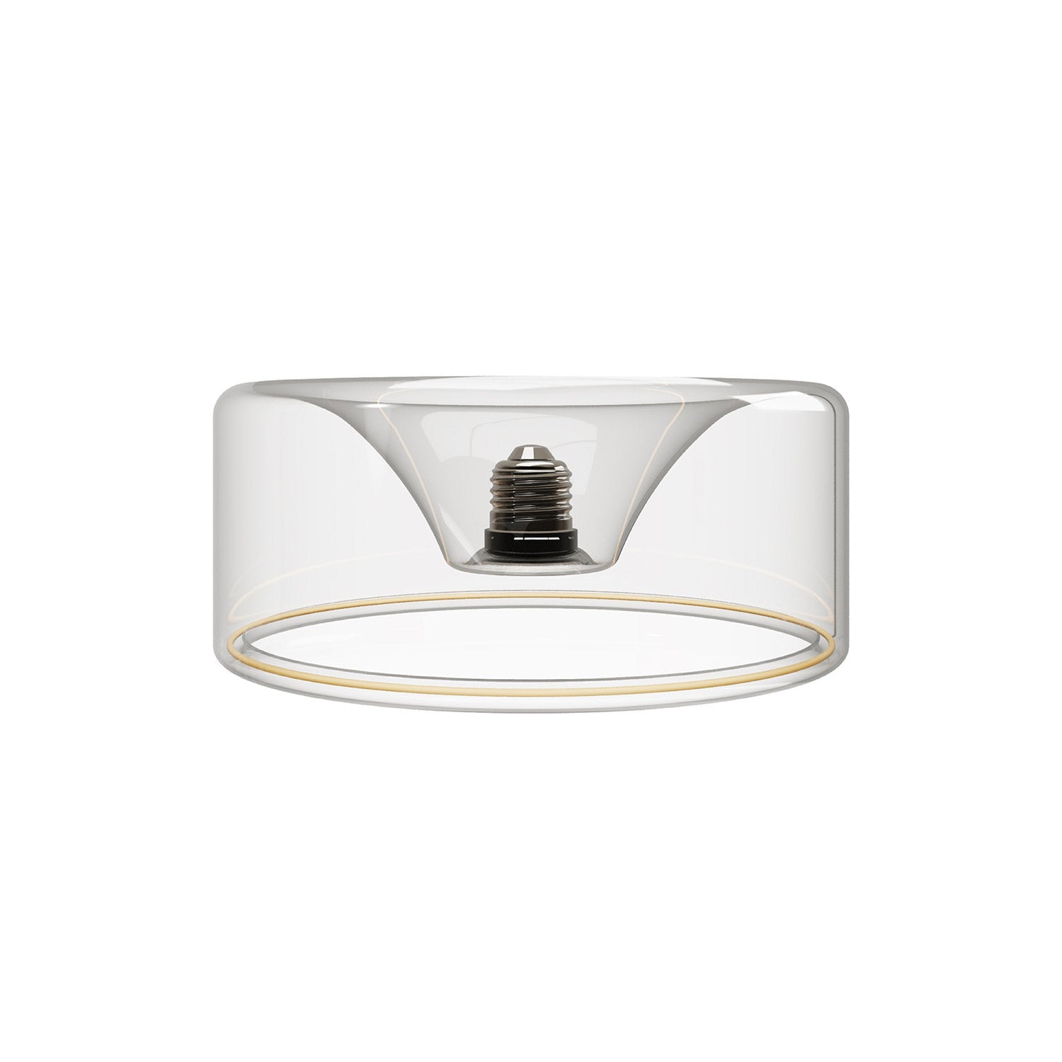 LED Clear Light Bulb Ghost Line CRI 90 Recessed Donut 5,5W 480Lm E26 120V 2200K Dimmable - G02