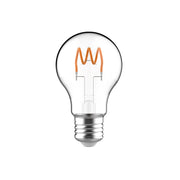 LED Light Bulb Clear A19 3.8W 136Lm E26 2200K Dimmable - A19 Looping Filament
