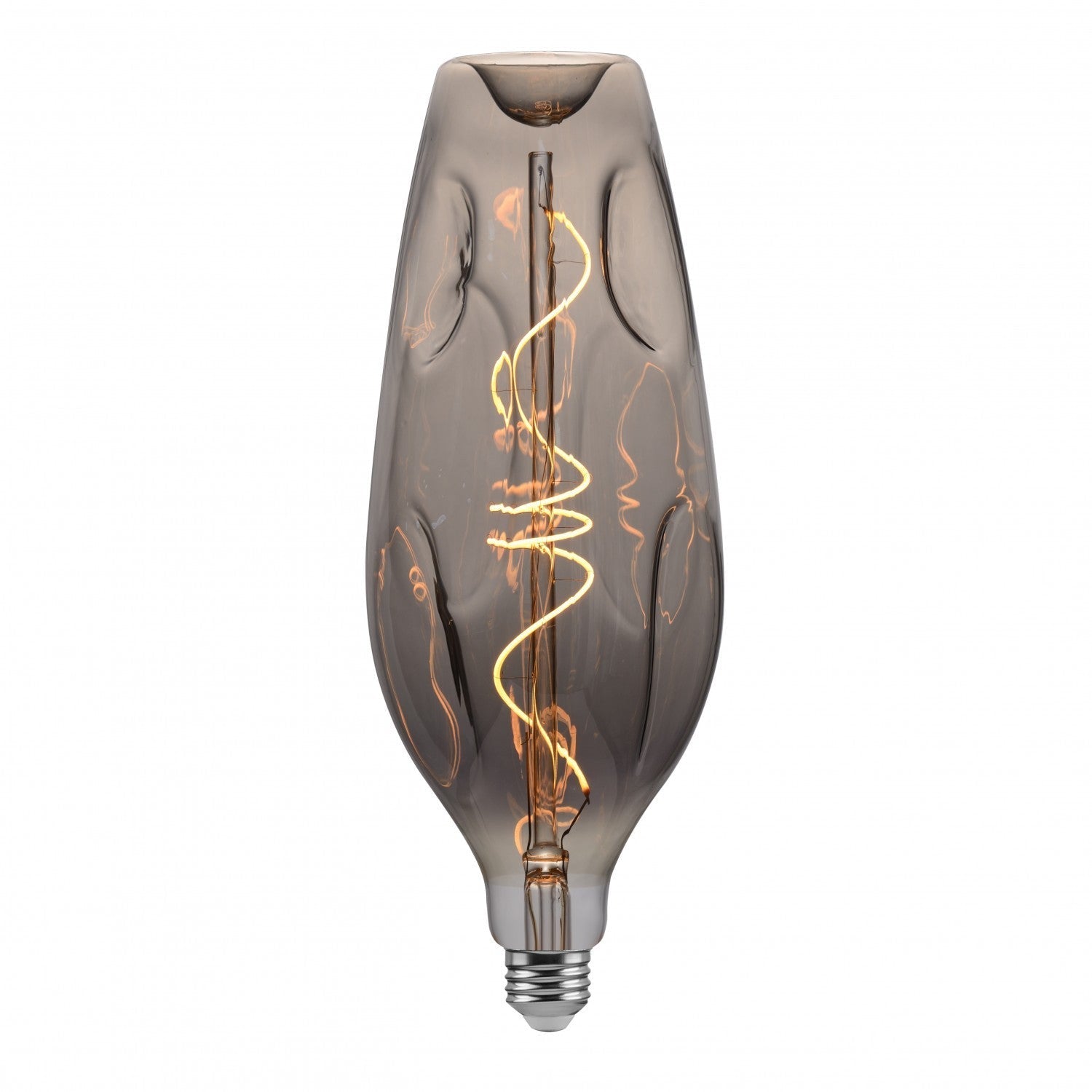 LED Light Bulb Smoked Bumped Bottle 5W 120Lm E26 2200K - Bottle 110SB