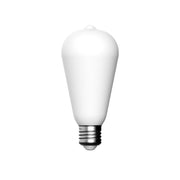 LED Porcelain Effect Light Bulb CRI 95 ST19 8.8W 600Lm E26 120V 2700K Dimmable - P02