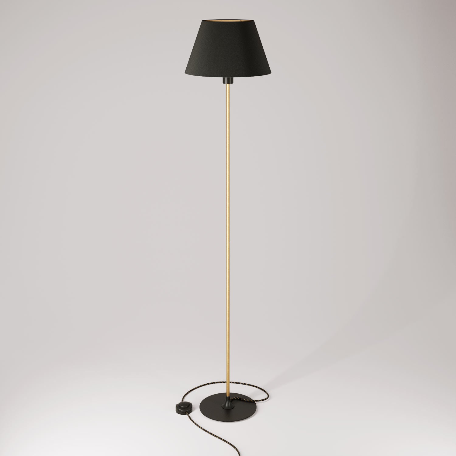 MAG-Y floor lamp with Impero M shade - Black