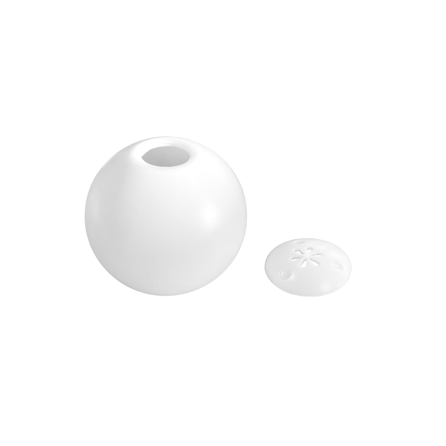 Modulair Outdoor Lamp, suitable for wet locations, with 3 drops and Unbreak-a-Ball unbreakable shades - White